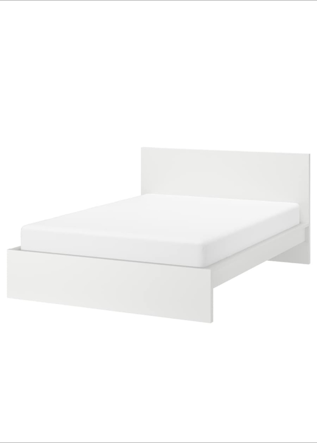 IKEA MALM high bed White Queen Bed Frame - photo 2