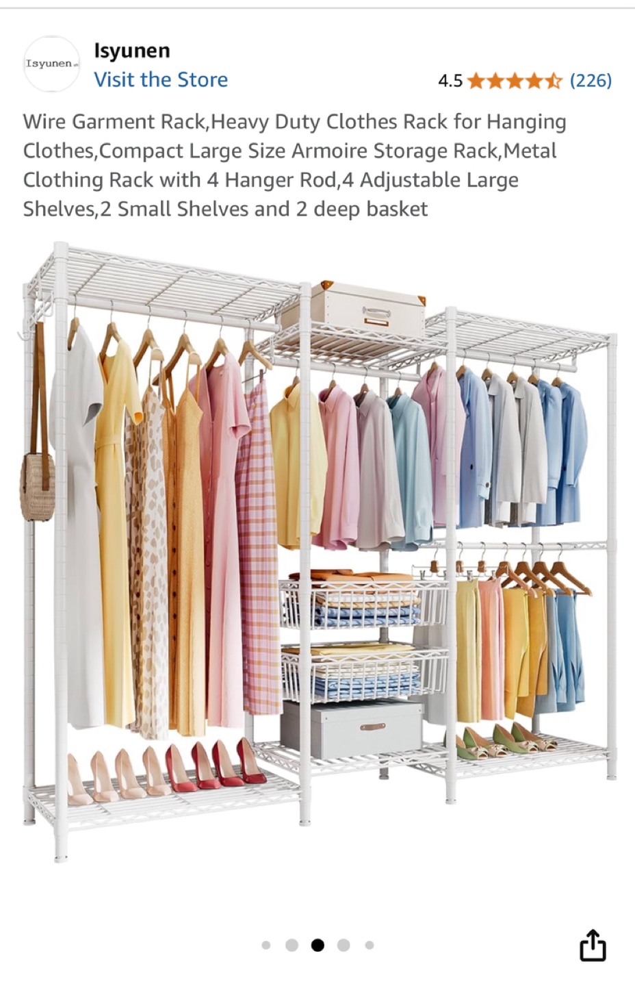Heavy Duty Clothes Rack/Organizer - photo 4