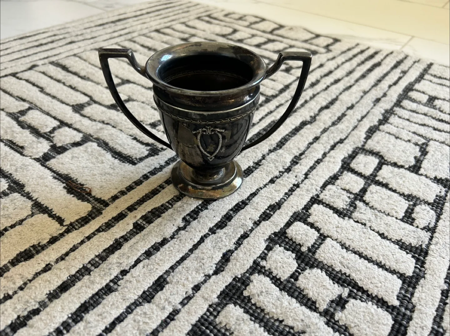 Vintage Silverplate Tea Set with Serving Tray image indicator(5)