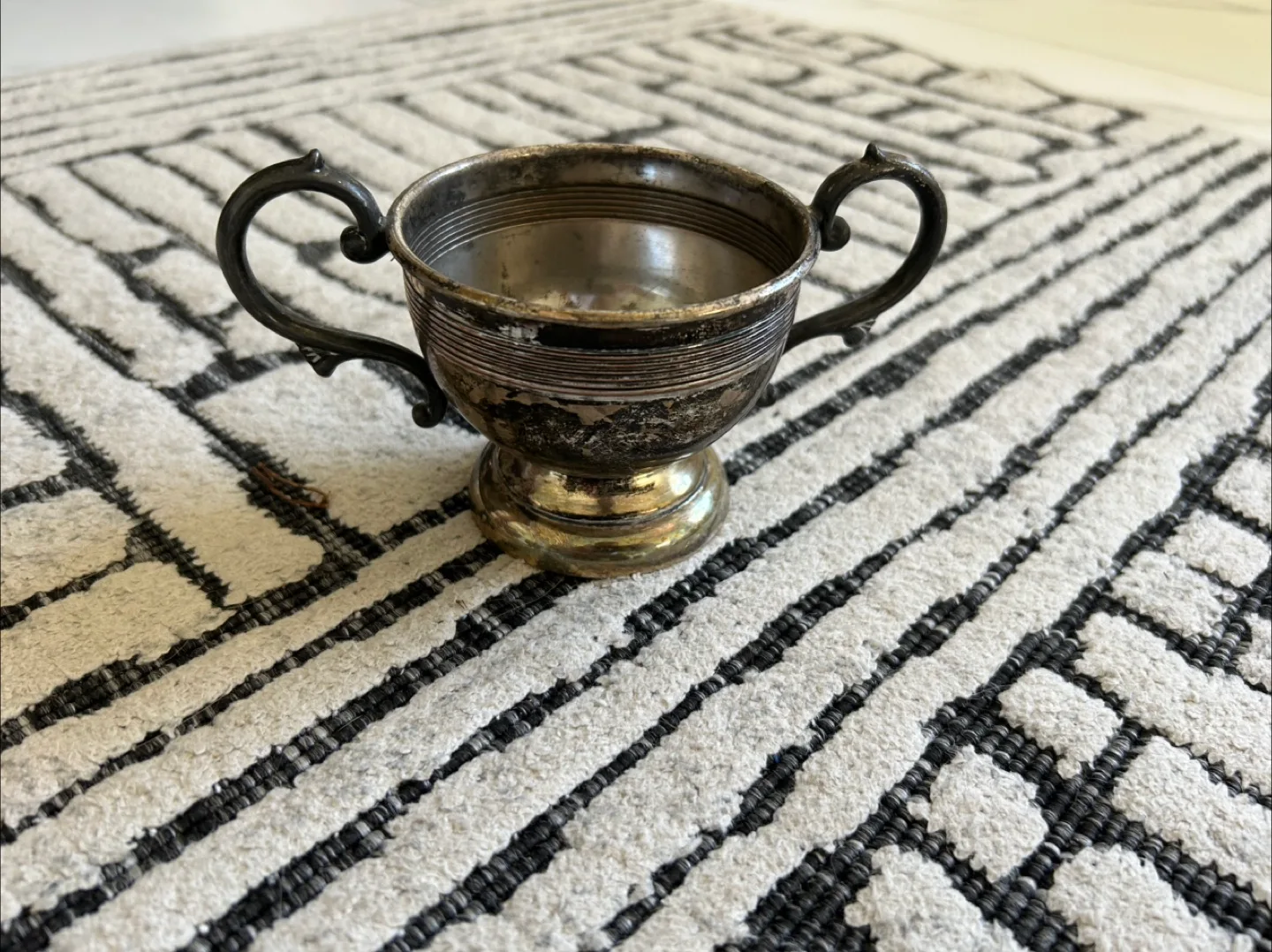 Vintage Silverplate Tea Set with Serving Tray image indicator(7)