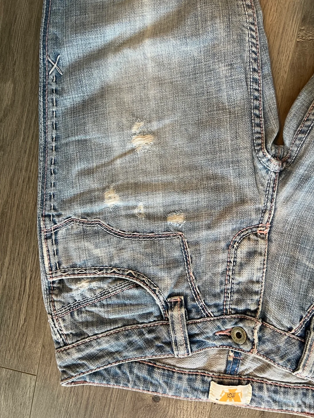 Antik Denim Low Rise Bootcut Jeans Sz 27 image indicator(7)