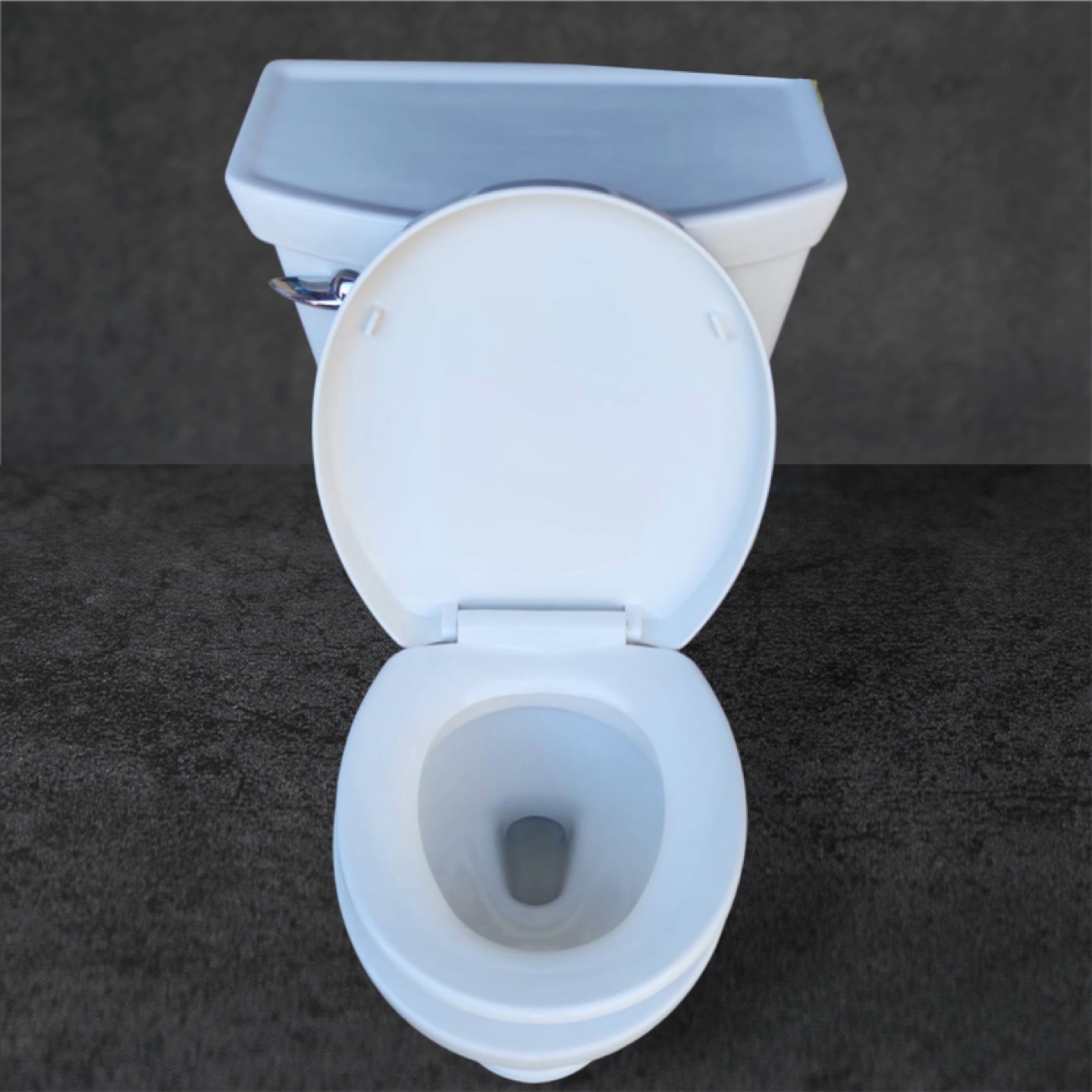 White Two-Piece Toilet - photo 2