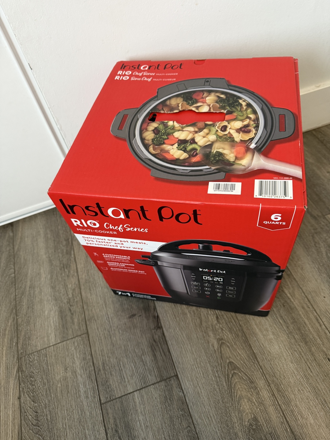 Brand New Instant Pot Rio Chef Series 6 Quart Multi-Cooker