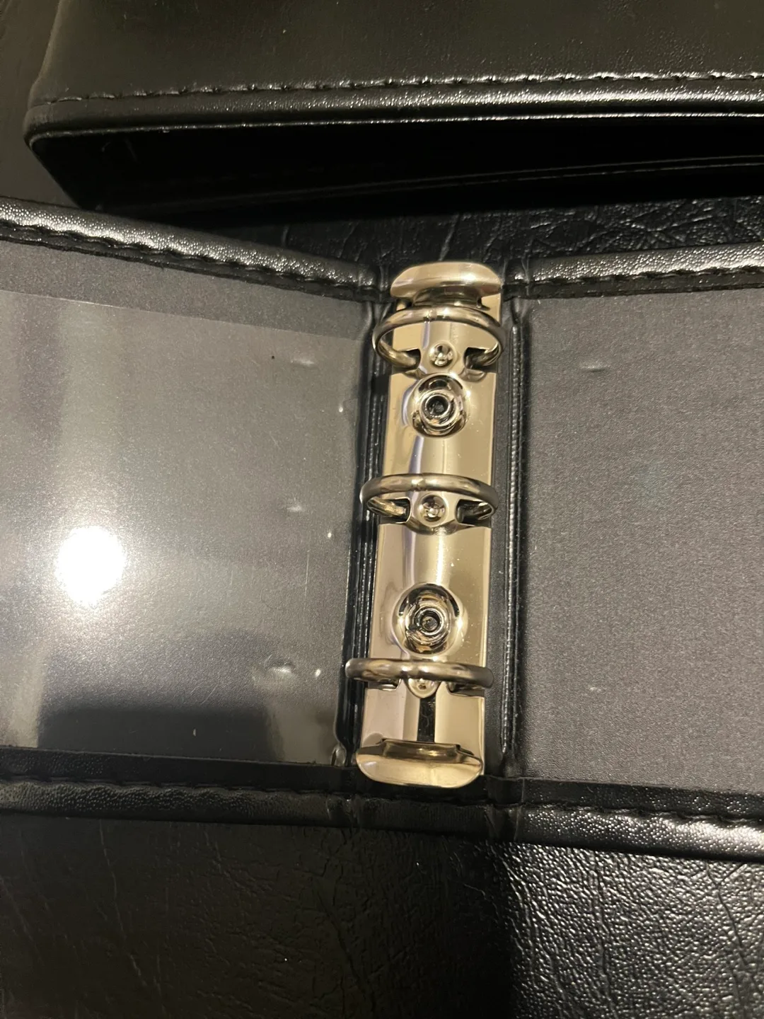 Two Black Leatherette Ring Binders image indicator(2)