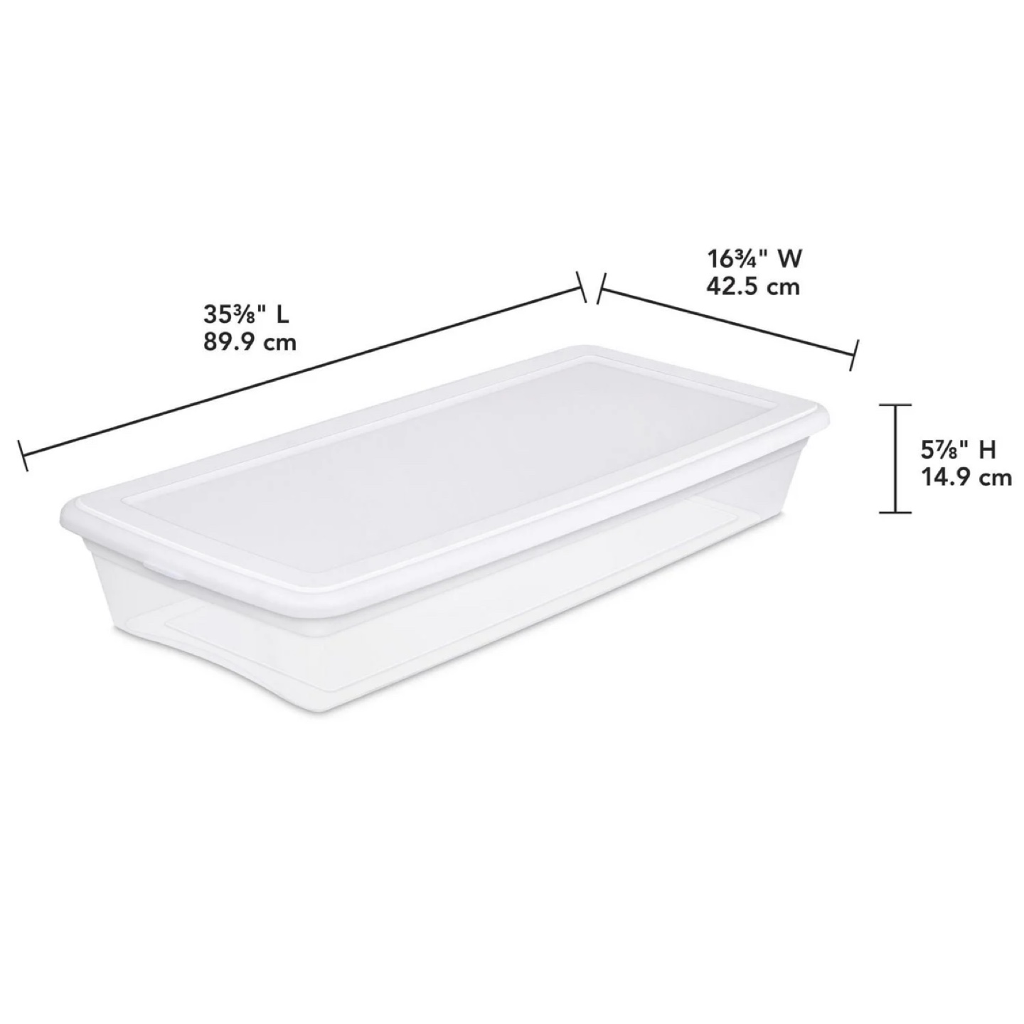 Sterilite 39 Liter Underbed Storage Box - photo 2