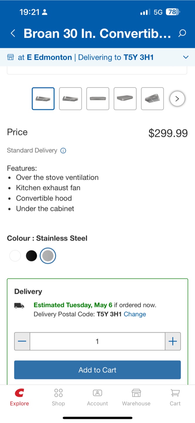 Broan 30 in. Convertible Under-Cabinet Range Hood, 300 CFM - photo 5