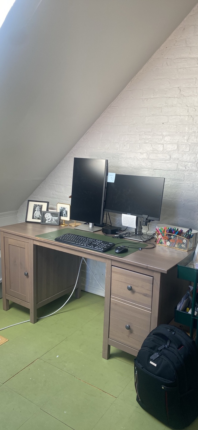 Gray desk
