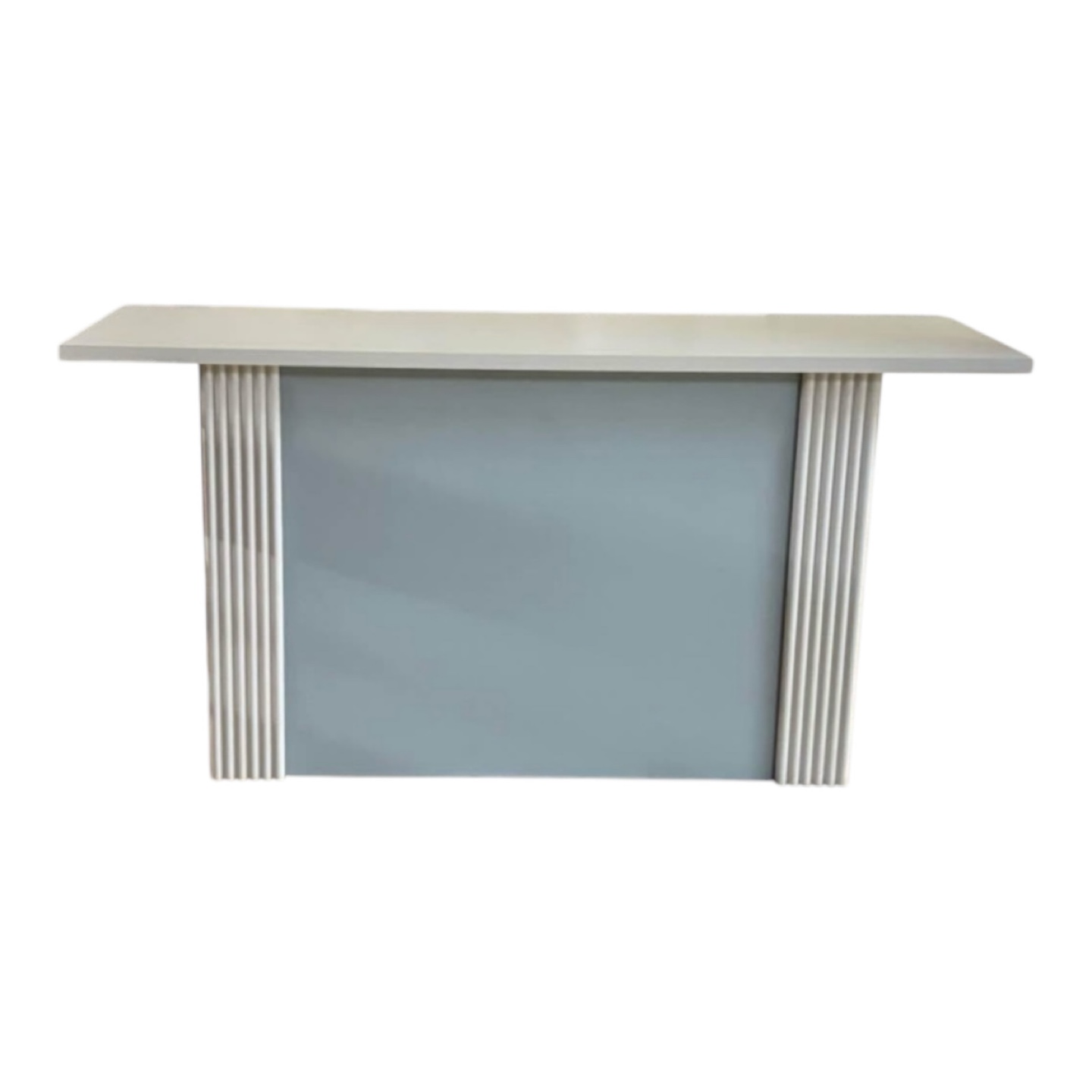 Modern Bar Table with Unique Fluted Detailing