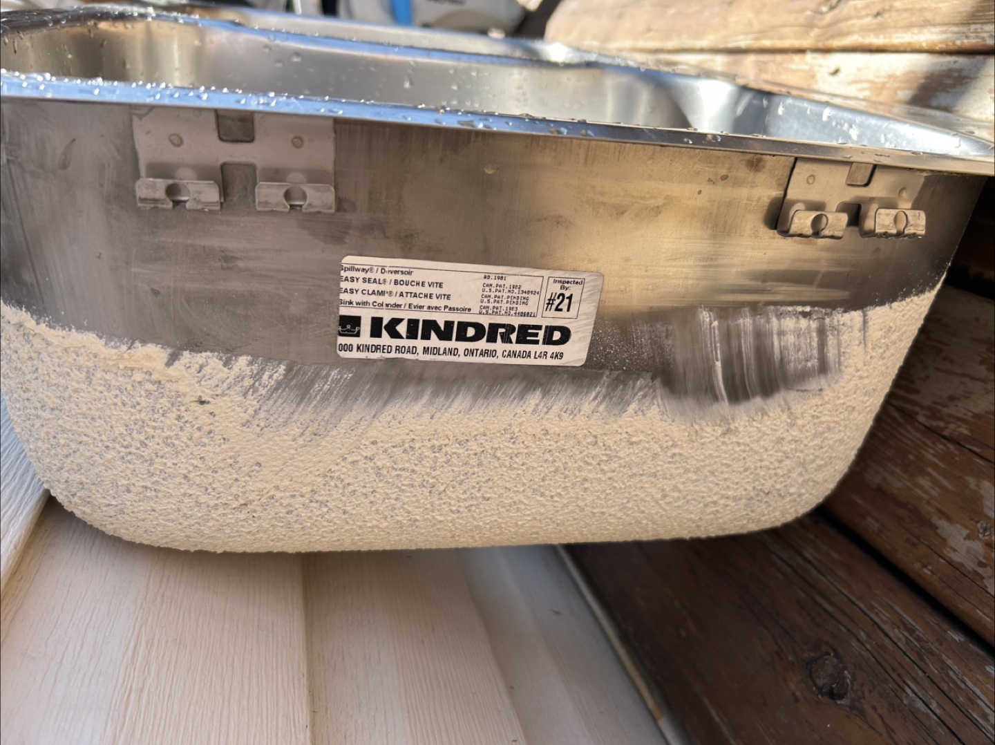 Used Kindred Double Kitchen Stainless Steel Kitchen Sink - photo 3