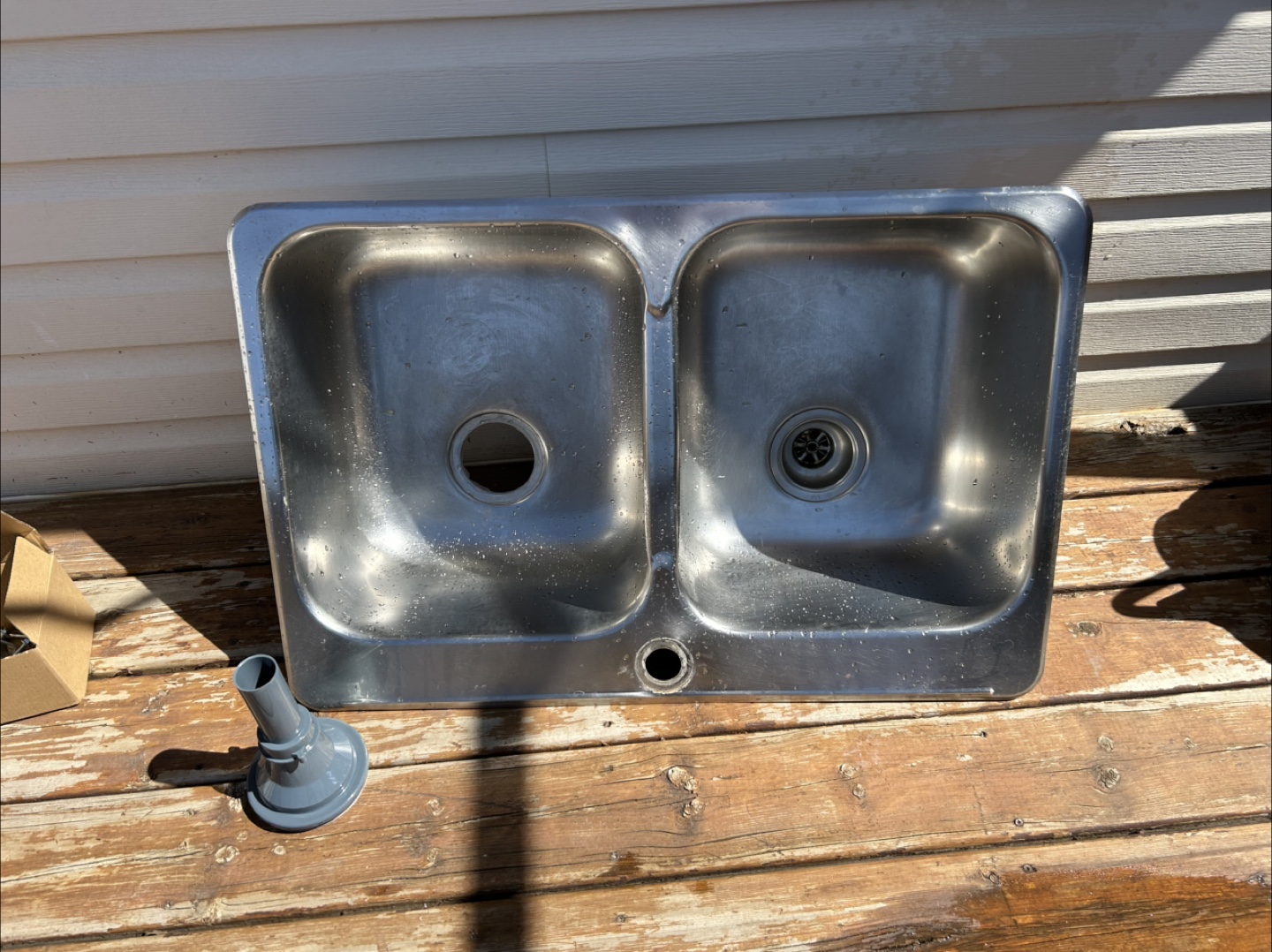Used Kindred Double Kitchen Stainless Steel Kitchen Sink