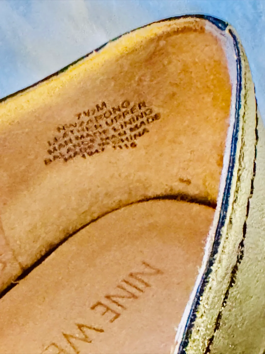 Nine West Black Leather Ballerina Flats image indicator(6)