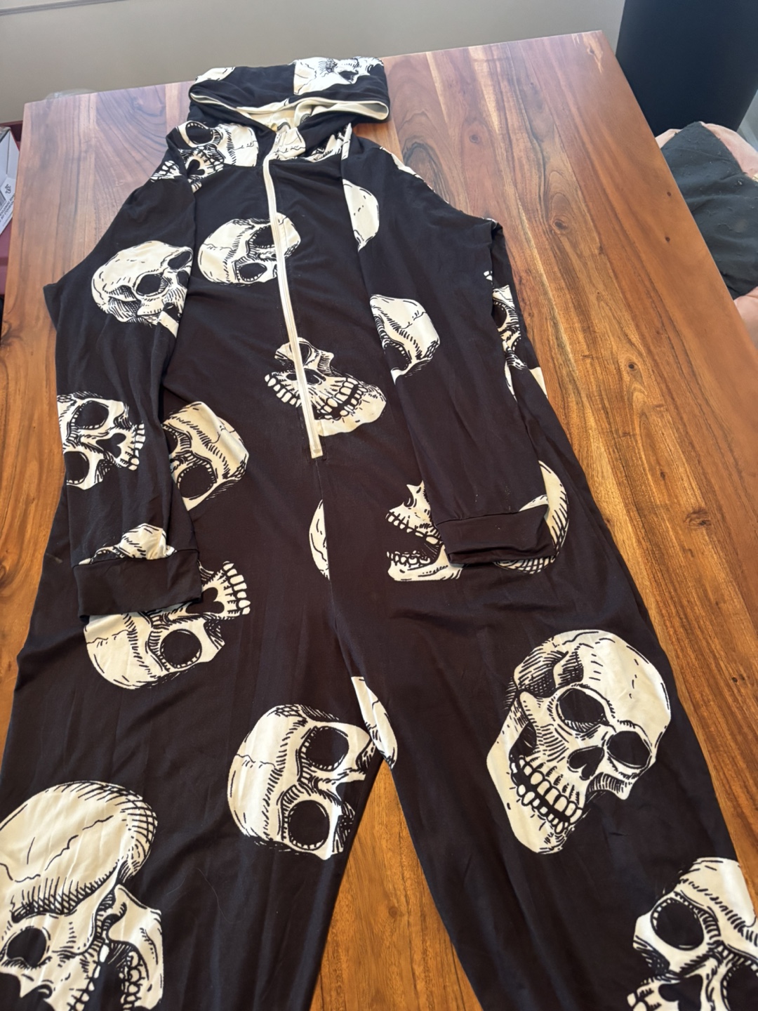 Skull Print Onesie