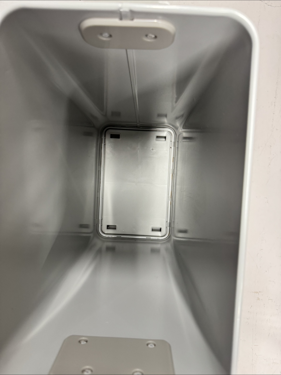 Diaper Pail - Grey and White - photo 2