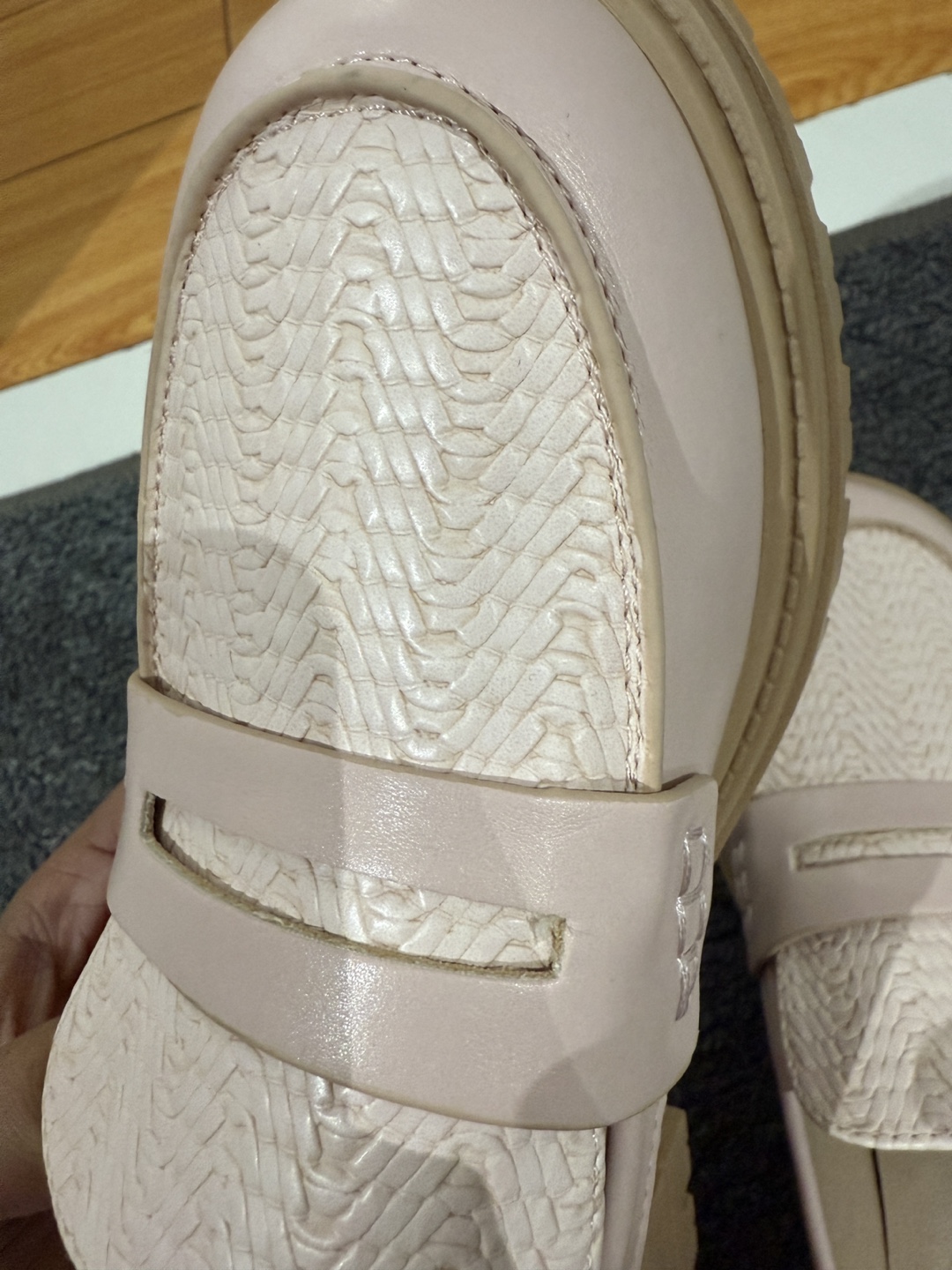 Women's Pink Platform Loafers - Size 8.5 - photo 5