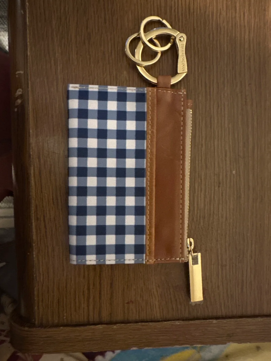 Barrington Gingham Keyring Card Holder image indicator(2)