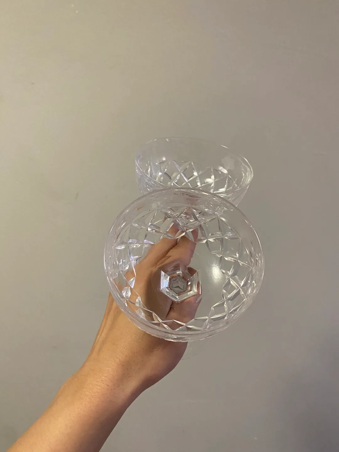 Vintage Pair of Crystal Coupe Champagne Glasses image indicator(2)