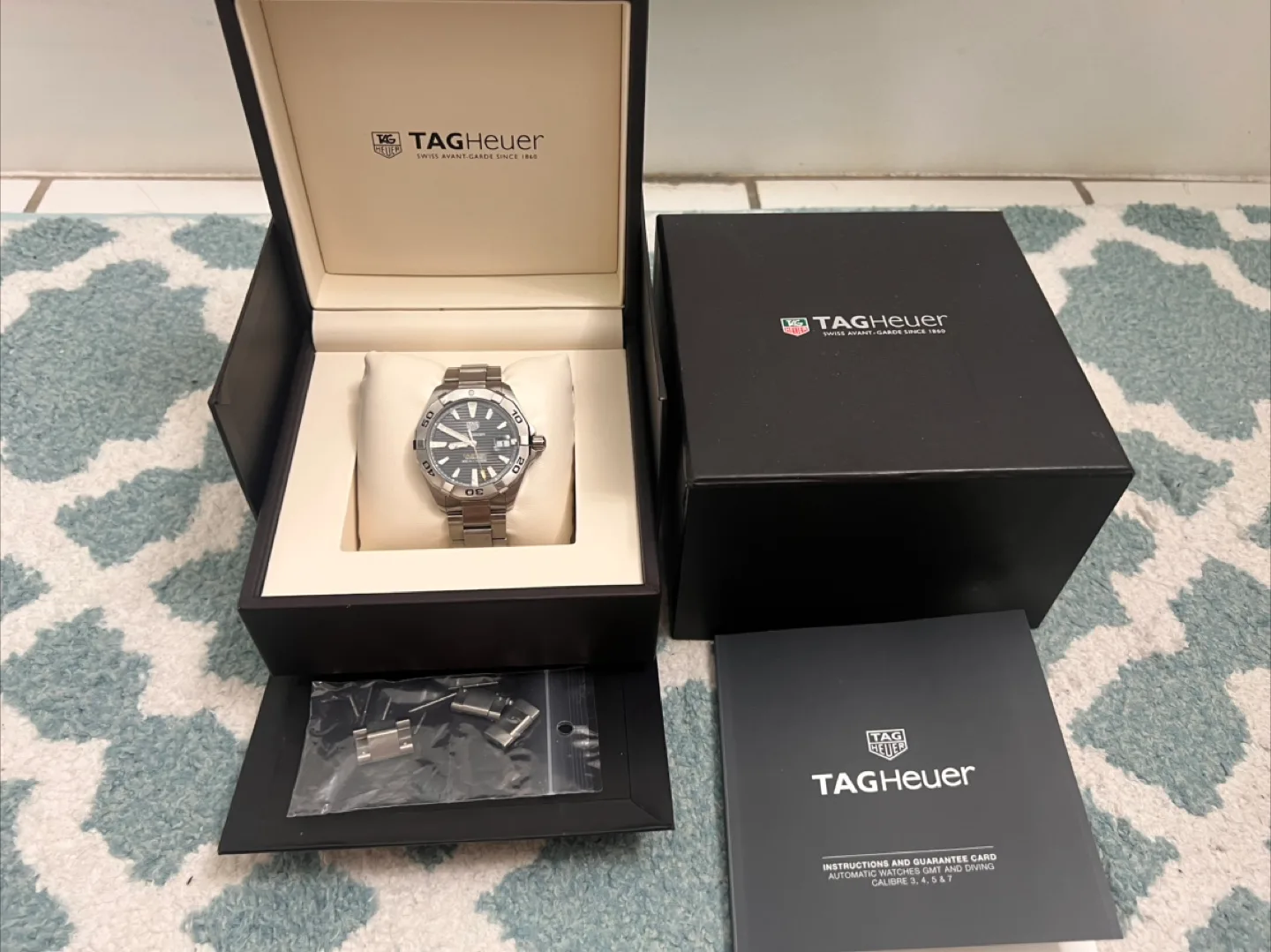 TAG Heuer Aquaracer Watch with Box and Papers thumbnail
