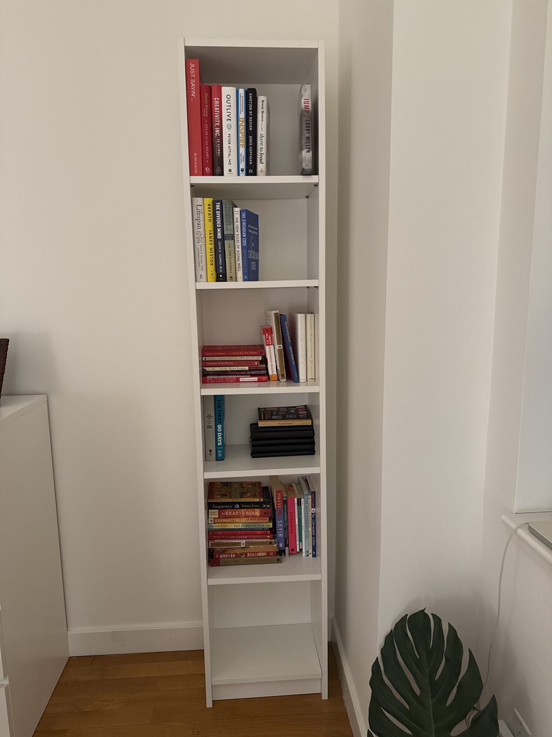 White 5-Shelf Bookcase