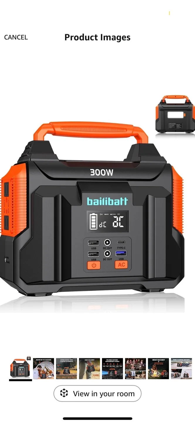 300W Portable Power Station image indicator(2)