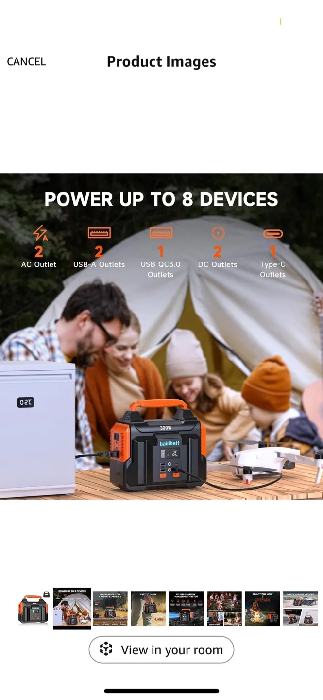 300W Portable Power Station image indicator(3)