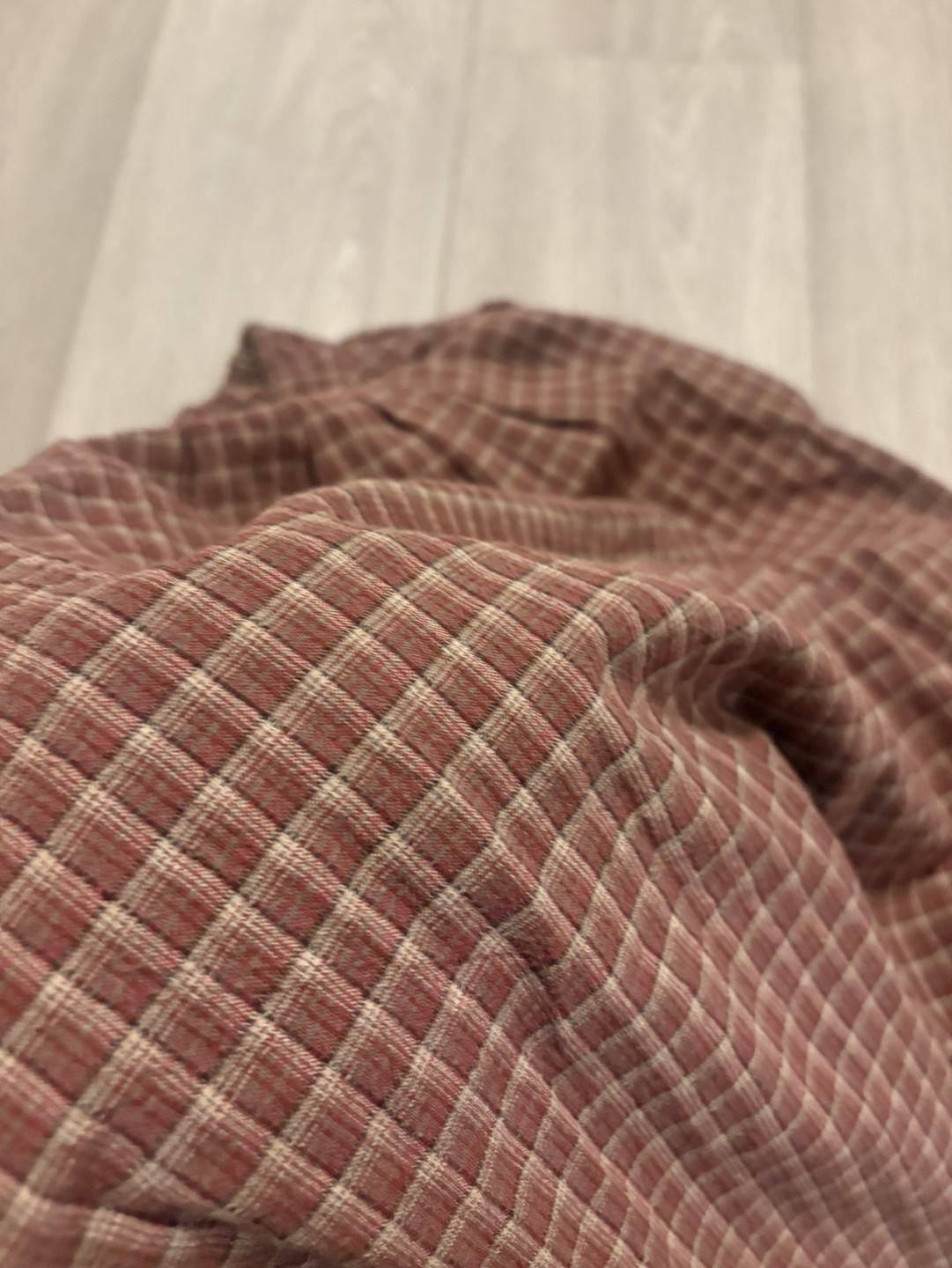 Cotton Red and Beige Skirt - photo 2