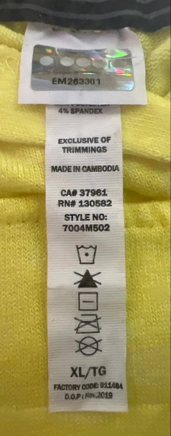 🍒diadora Yellow running Hoodie image indicator(3)