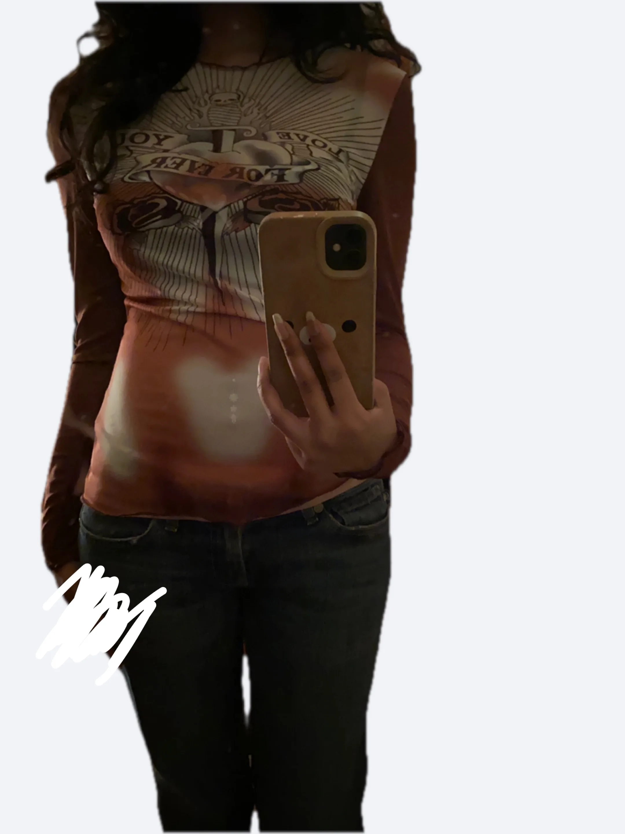 Graphic long sleeve image indicator(2)