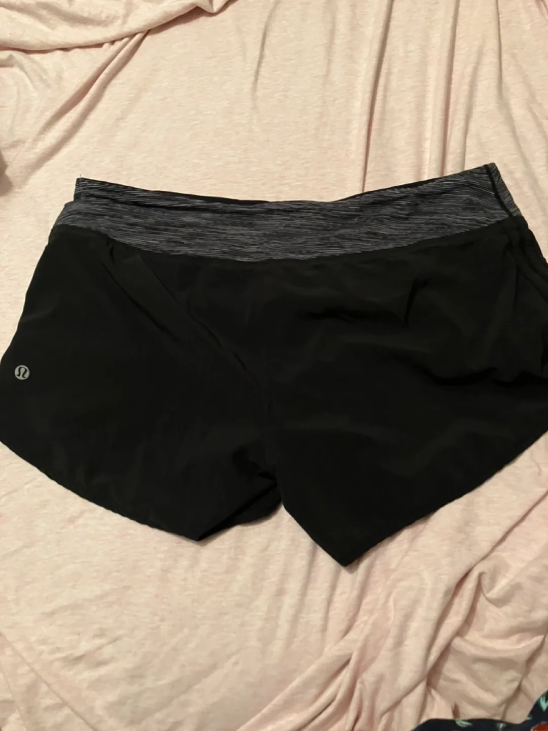 Lululemon Black Running Shorts Size 10 image indicator(2)