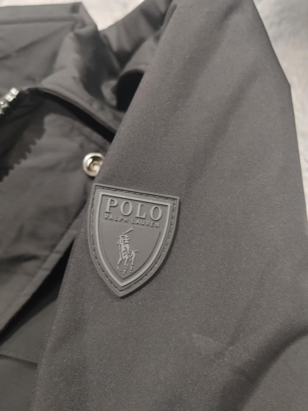 Men's Polo Ralph Lauren Black Puffer Jacket Size M - photo 2