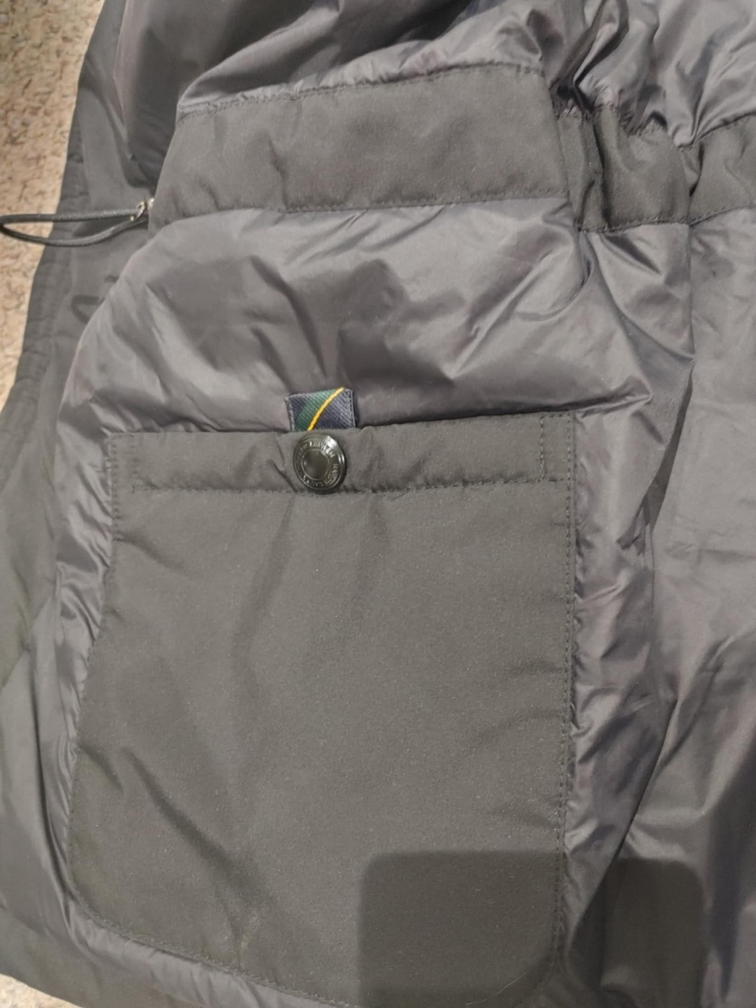 Men's Polo Ralph Lauren Black Puffer Jacket Size M - photo 3
