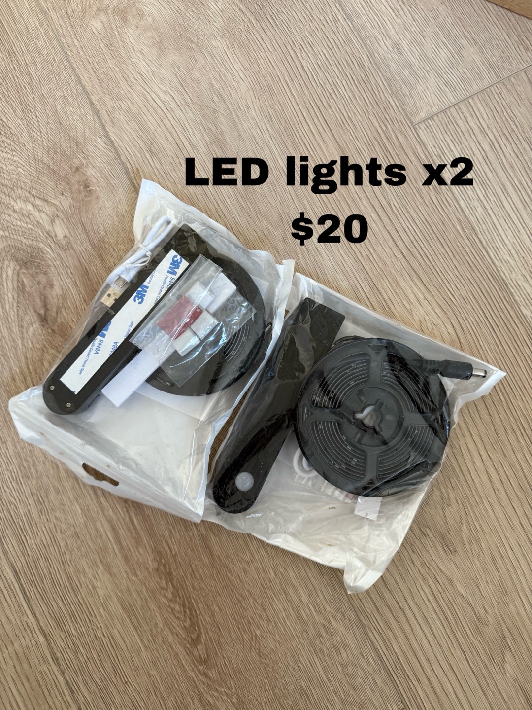 2x LED Strip Lights with Sensors