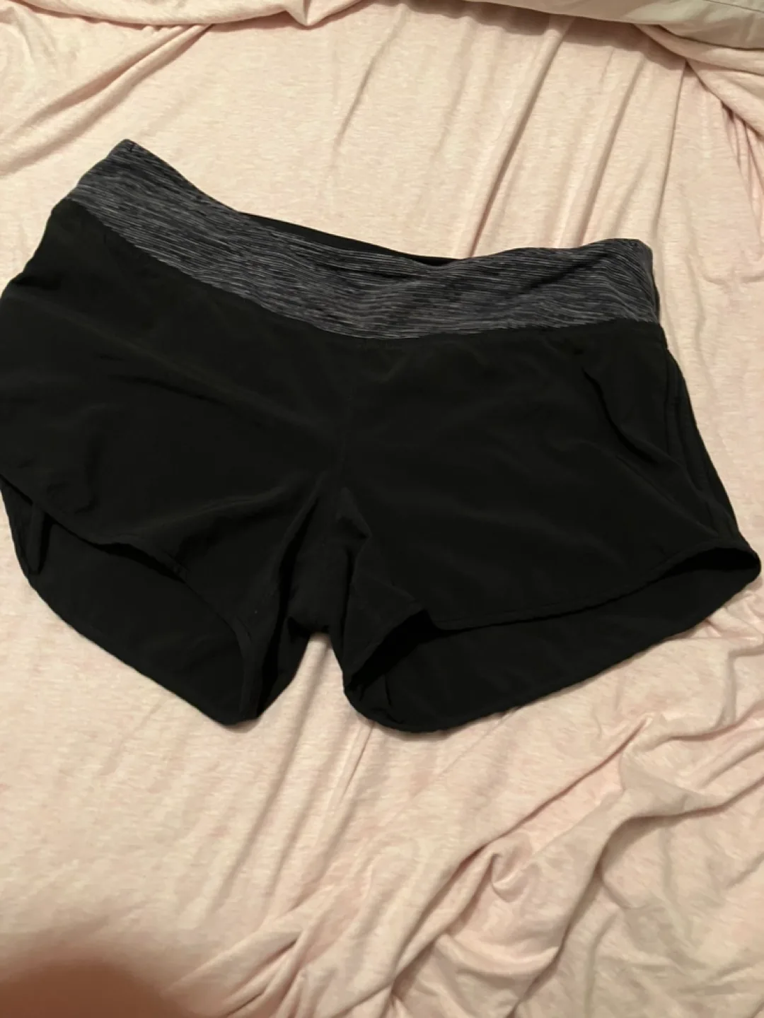 Lululemon Black Running Shorts Size 10 thumbnail
