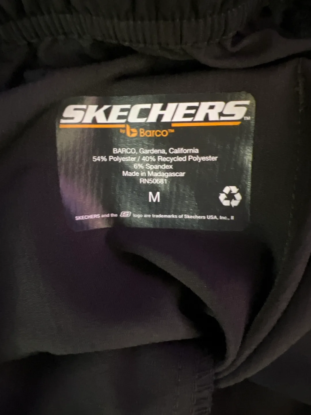 🍒Men's Skechers Scrub Pants - Black image indicator(3)