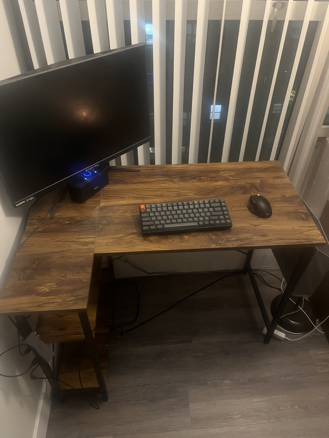 CubiCubi L Shaped Desk - 40 inch Computer Desk