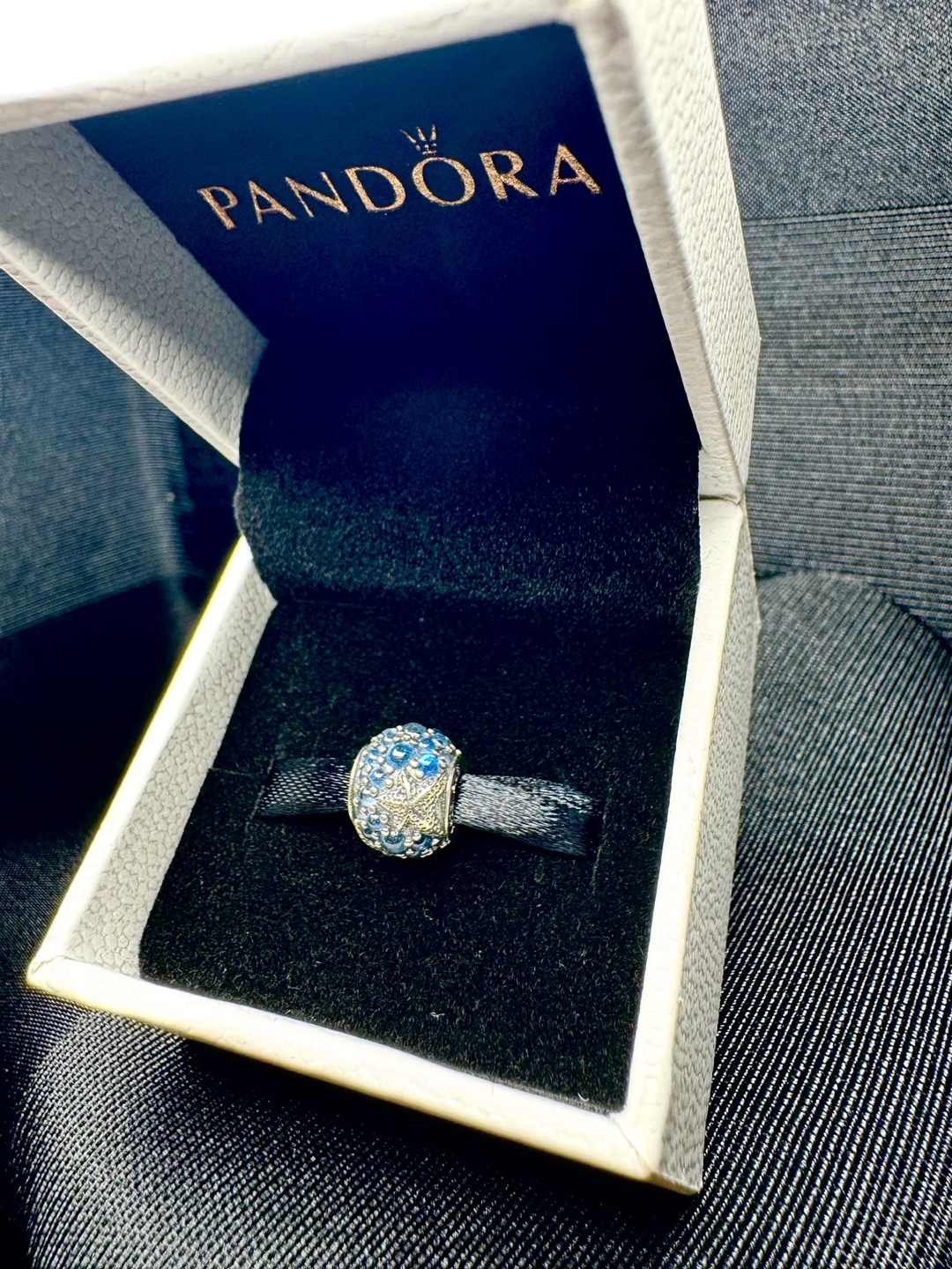 Pandora Blue Sparkle StartFish Charm