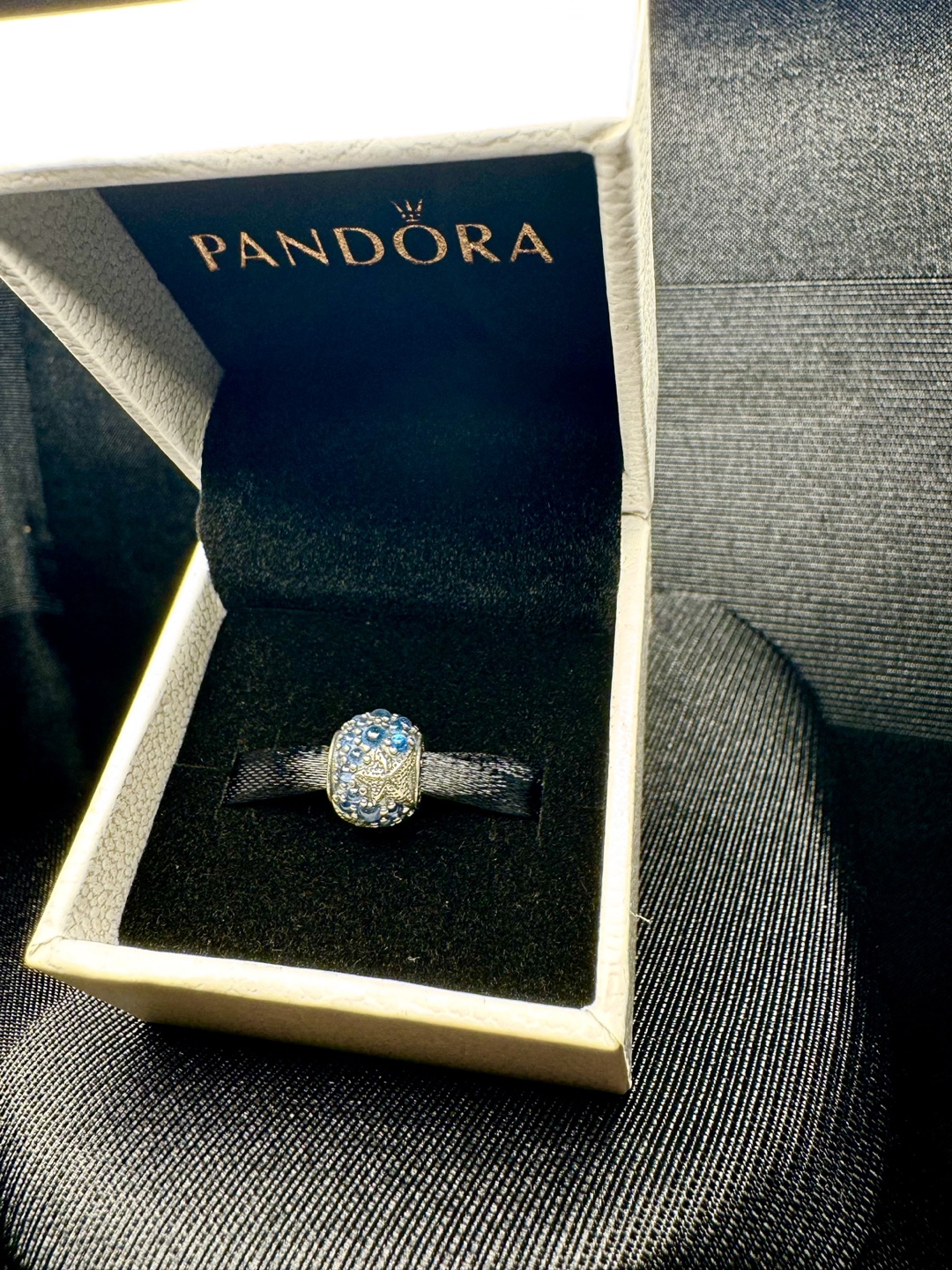 Pandora Blue Sparkle StartFish Charm - photo 2