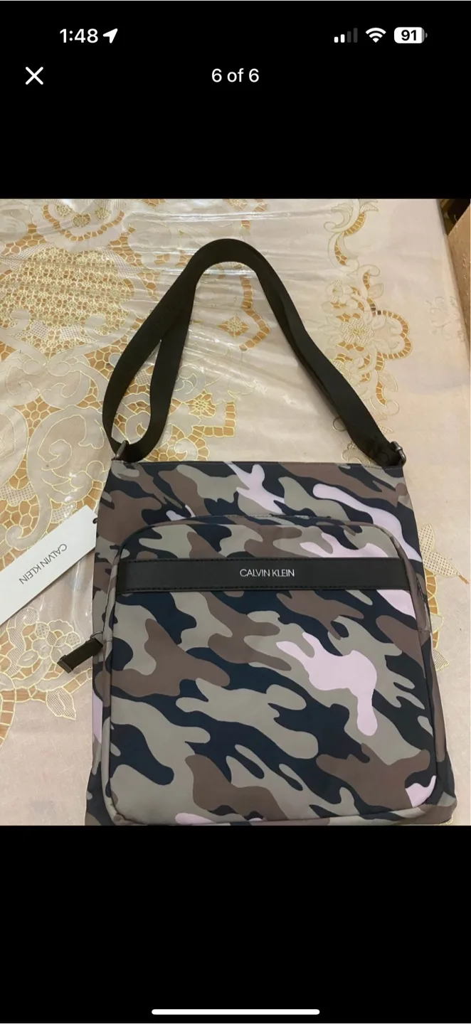 Calvin Klein Camo Crossbody Bag thumbnail