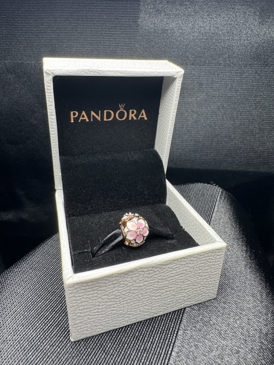 Pandora Rose Gold Cherry Blossom Charm - photo 2