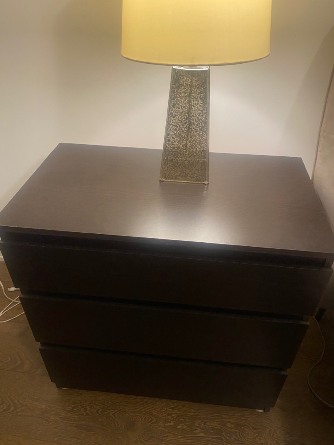 IKEA 3-Drawer Chest Dark Brown - photo 3