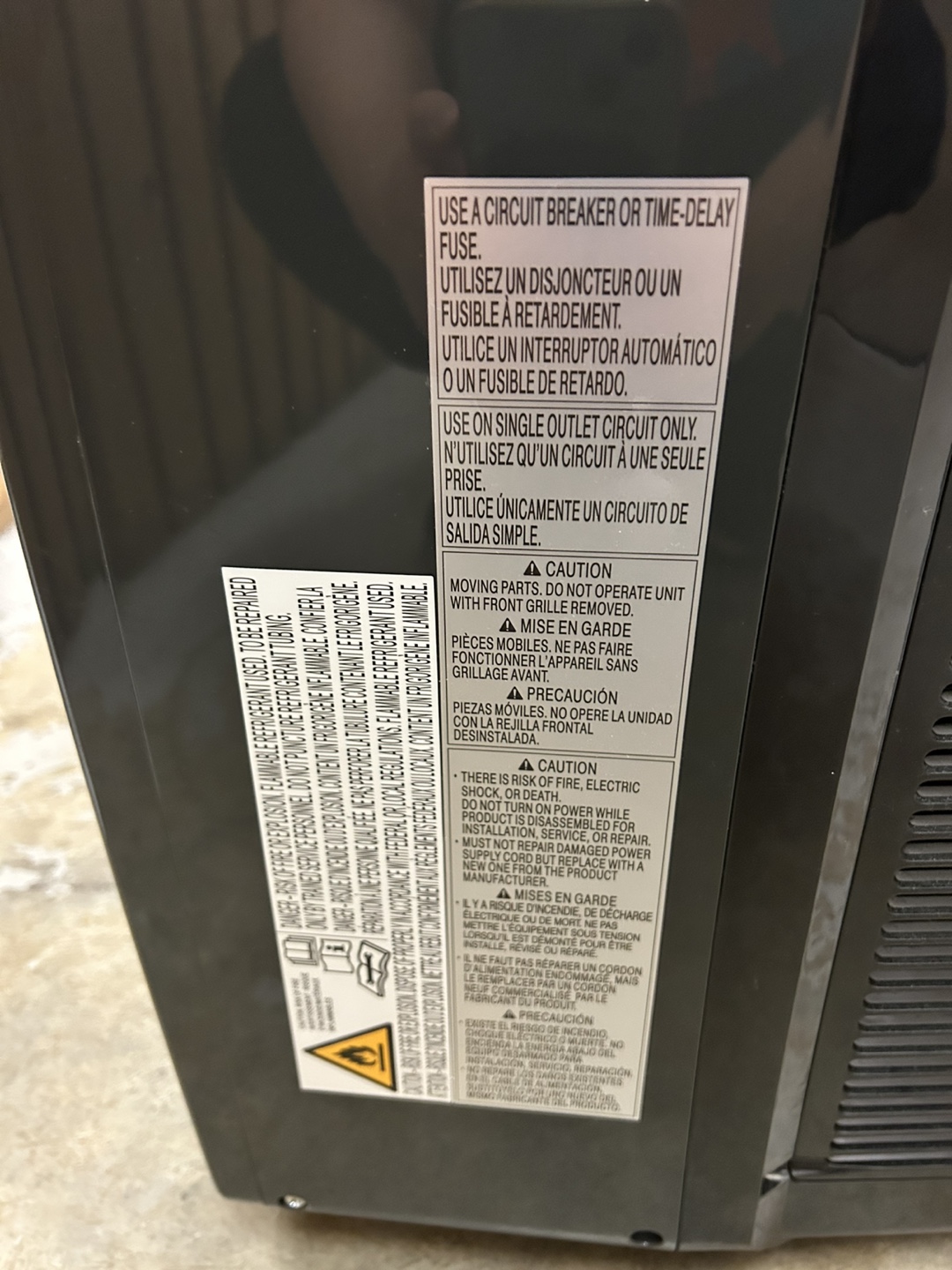 LG Portable Air Conditioner with Hose and Window Kit - photo 5