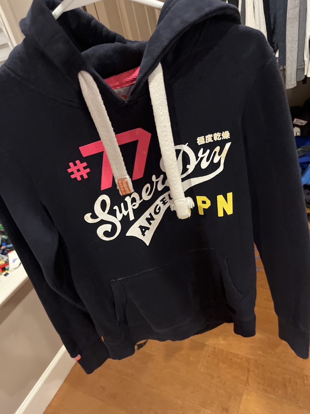 Superdry navy blue hoodie