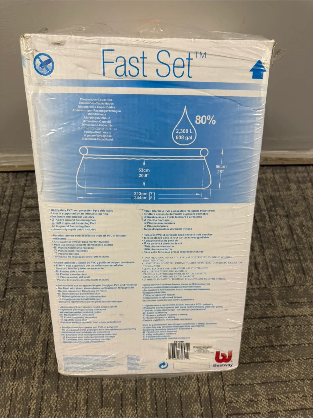Fast set Bestway pool image indicator(2)