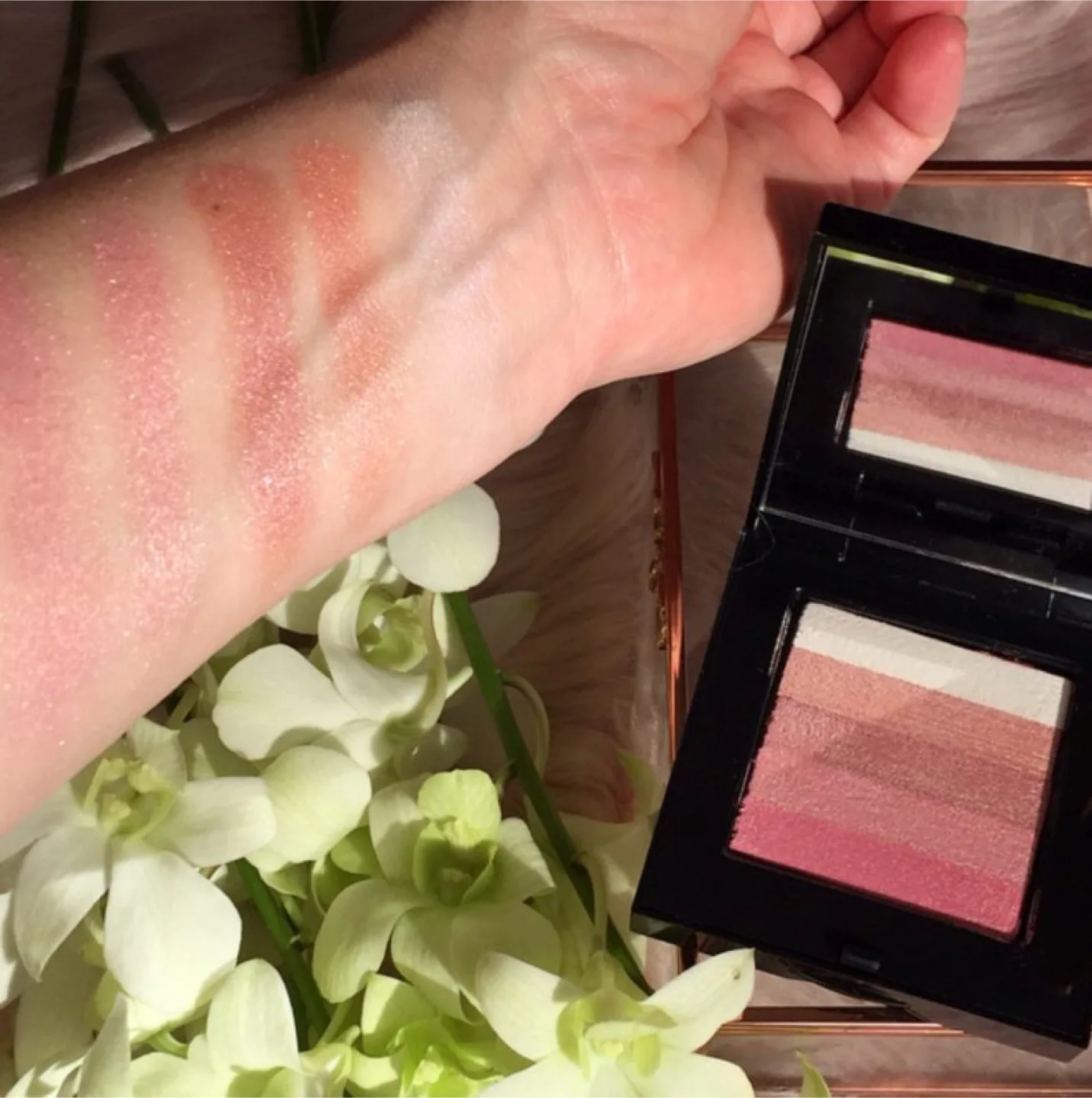 Bobbi Brown Shimmer Brick Compact Rose thumbnail