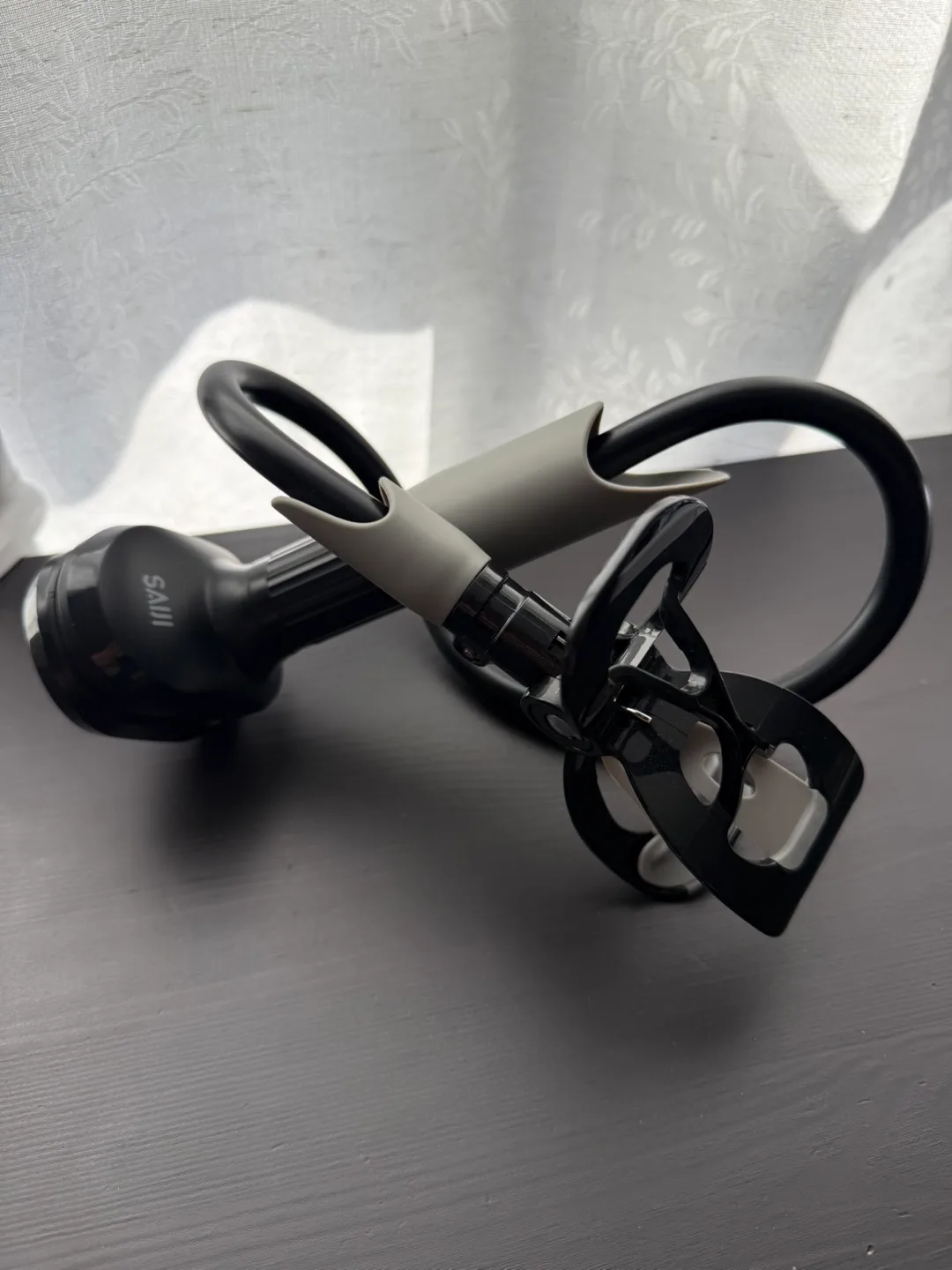 SAIJI Gooseneck Phone Holder - Flexible Long Arm Clamp Stand image indicator(5)