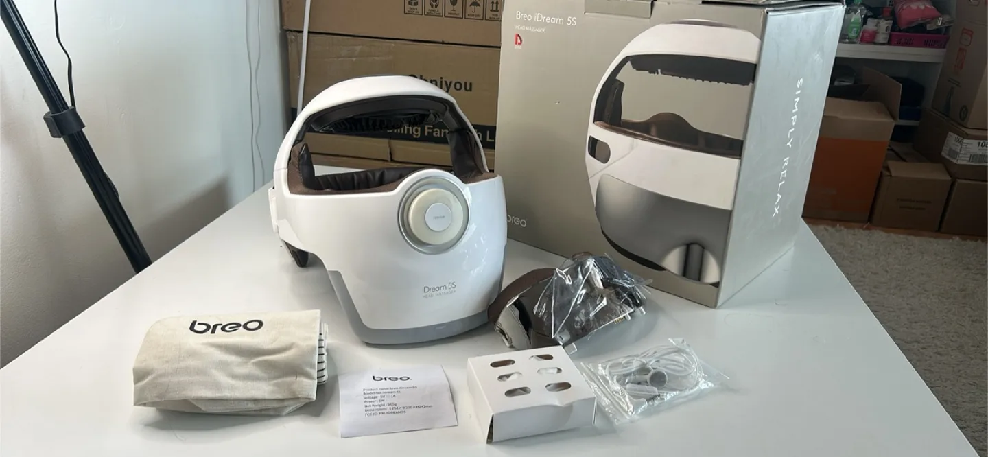 Breo iDream 5S Head Massager - Brand New in Box thumbnail