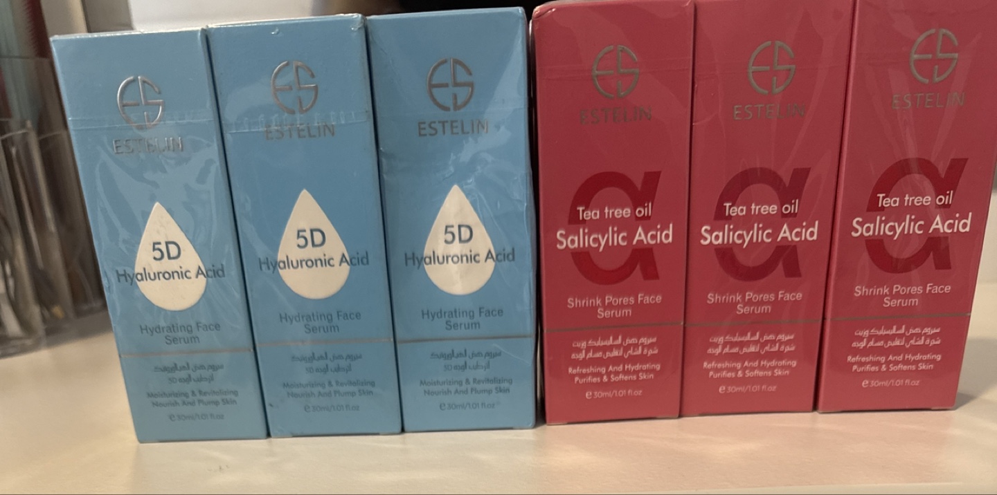 ESTELIN Skincare Bundle: Hyaluronic Acid & Salicylic Acid Serums
