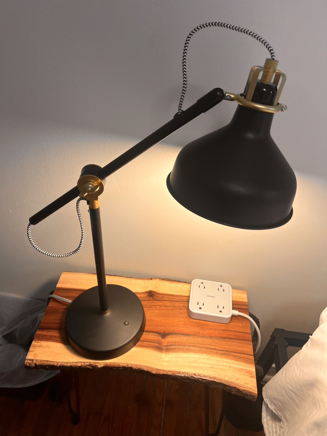 IKEA Black Desk Lamp with Accents - photo 2