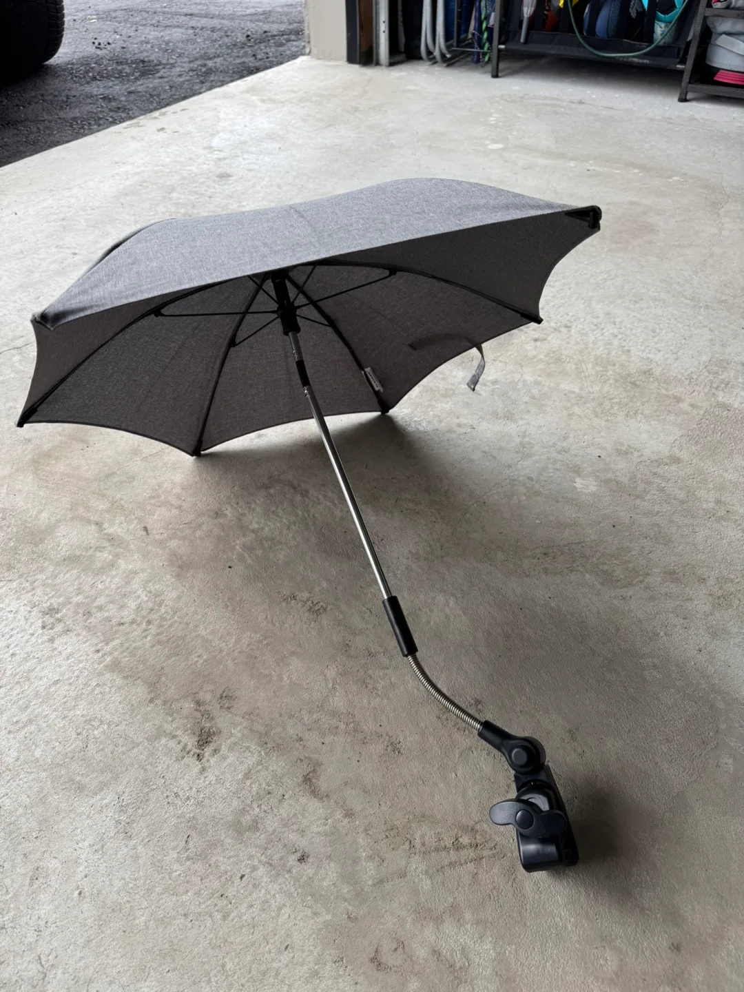 Baby Stroller Parasol/umbrella- Grey thumbnail
