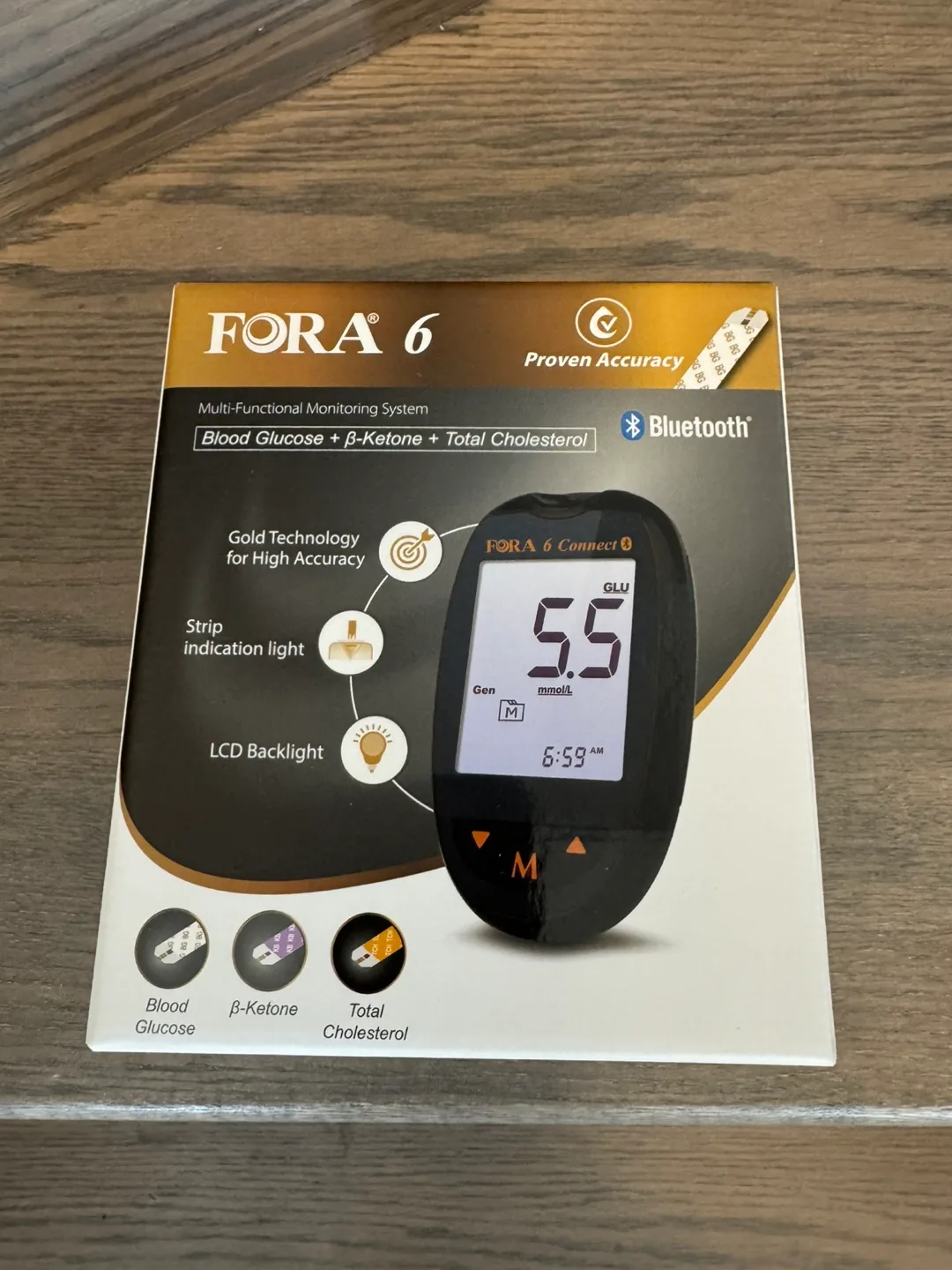 FORA 6 Connect Blood Glucose, β-Ketone Monitor thumbnail