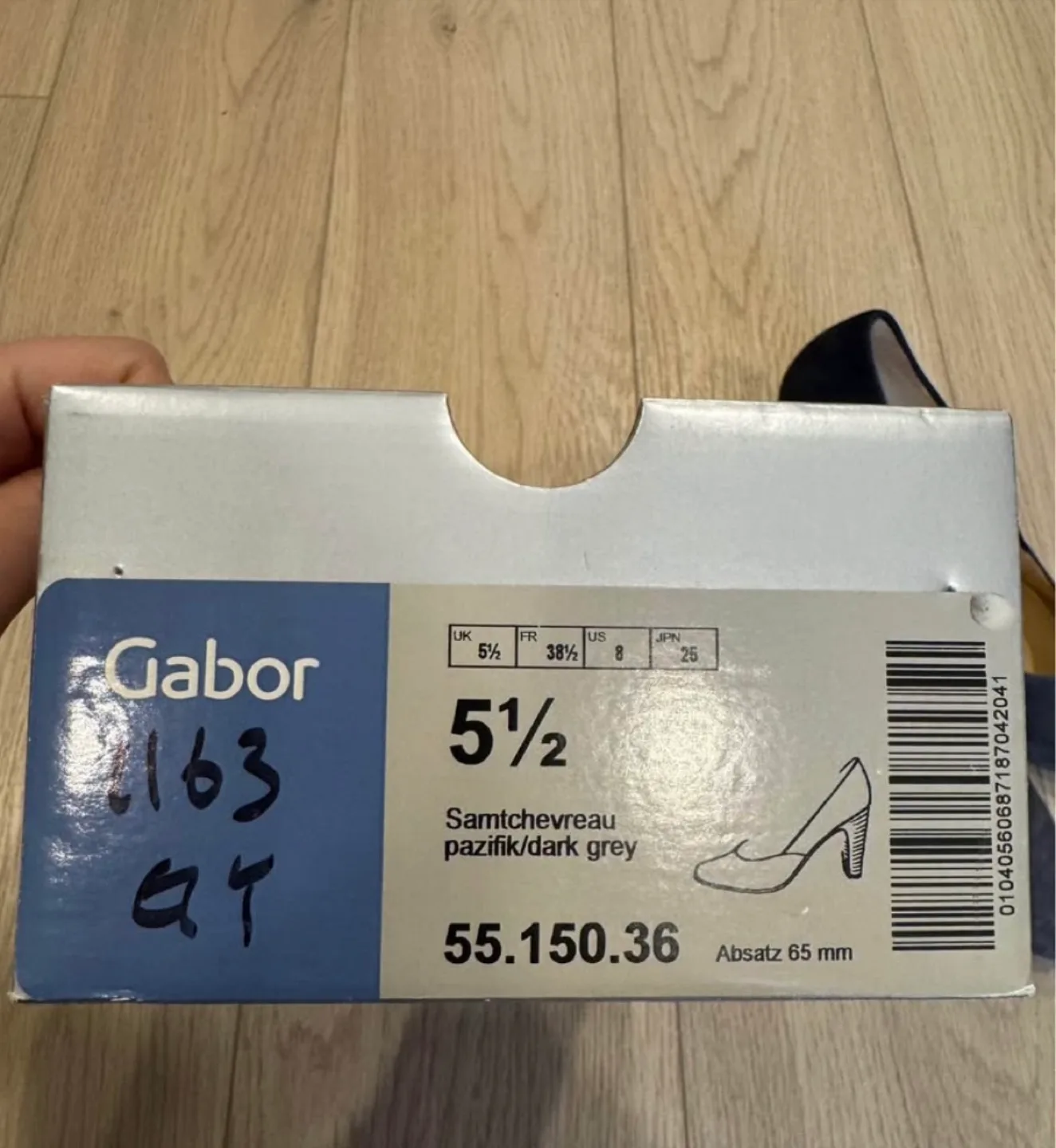 Gabor Women's Dark Grey Suede Heels - Size 5 1/2 image indicator(2)